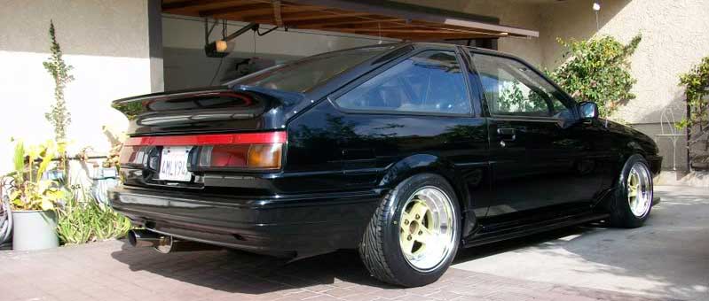 AE86 Toyota Corolla on SSR MKII