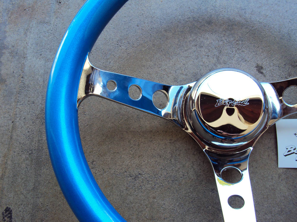 Big End Candy Blue Steering Wheel JDM 350mm Miata s13 Civic Drift ef eg