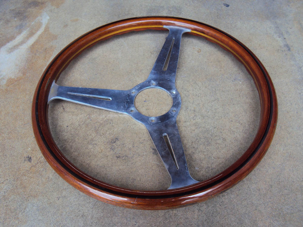 Bmw steering wheel worn #3