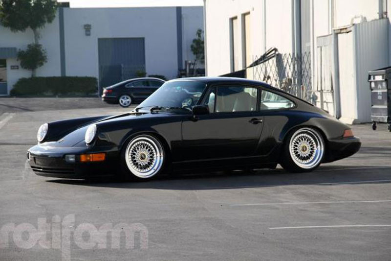 Porsche 911 on 18 BBS RS from Rotiform