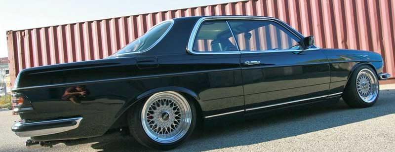 The BBS RS Wheel was first produced in the late 70's The Mercedes Benz W123