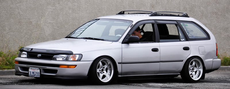 Precedeo Demon Camber on AE102 Toyota Corolla Wagon
