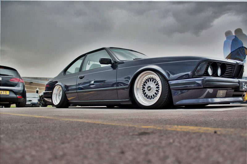BMW E24 6 Series on Wide BBS RS