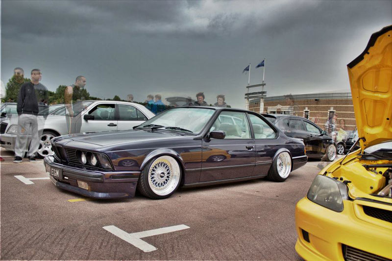 BMW E24 6 Series on Wide BBS RS