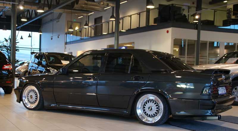Mercedes Benz 190e 2.5 16v W201 on Converted BBS RS