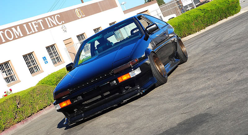 Volk Racing TE37V on AE86 Toyota Corolla GT-S