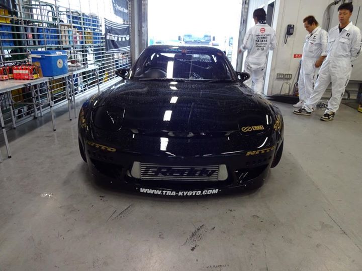 Rocket Bunny tra_kyoto Mazda RX7 FD3s on Enkei 6666 Wheels