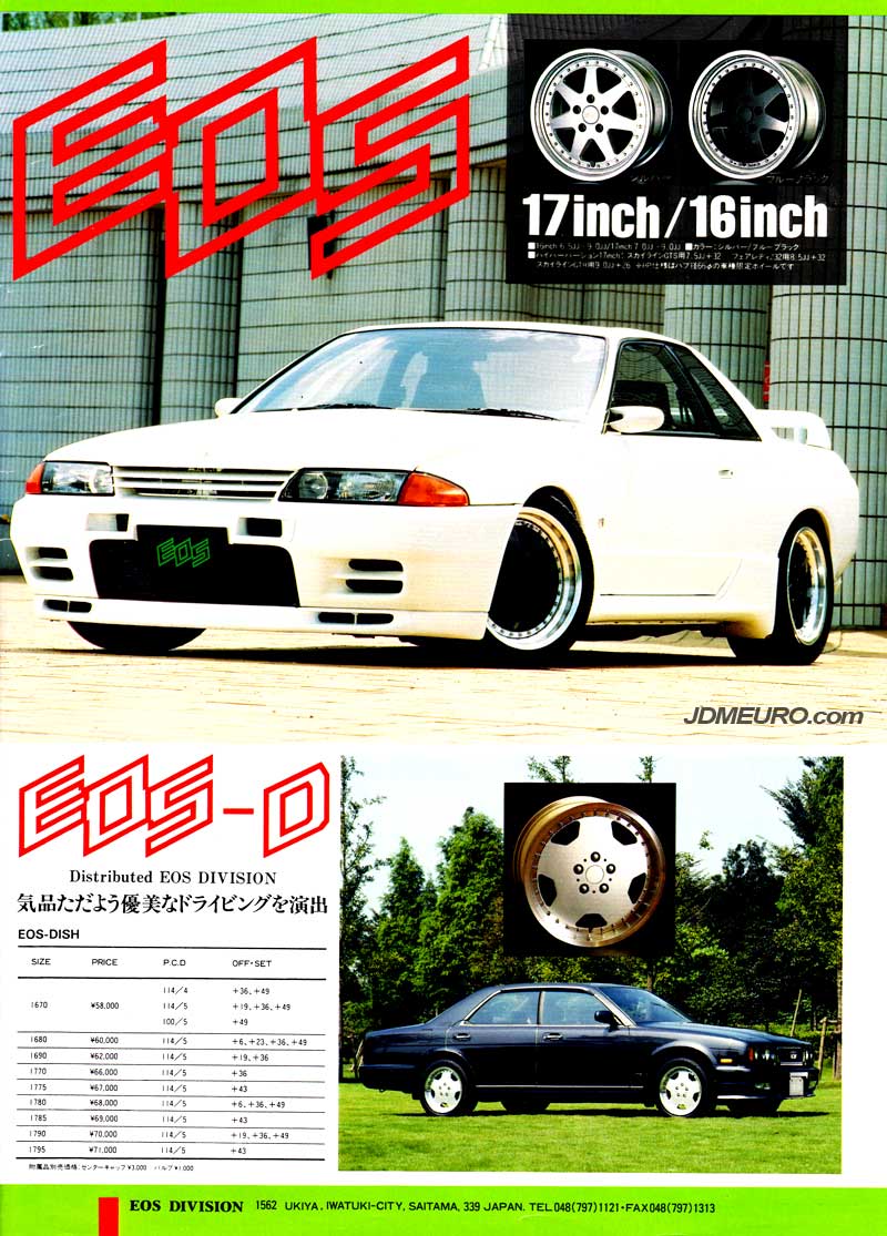 EOS Division by SSR Wheels - JDM Wheels