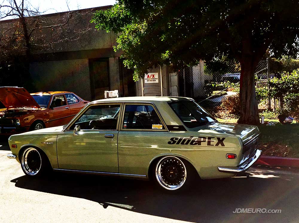 Simmons V4 on Old School Datsun 510 - Australian Wheels