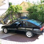 AE86 Toyota Corolla on White Volk Racing TE37