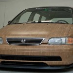 Honda Odyssey Bagged on 15x10's Woody Edition