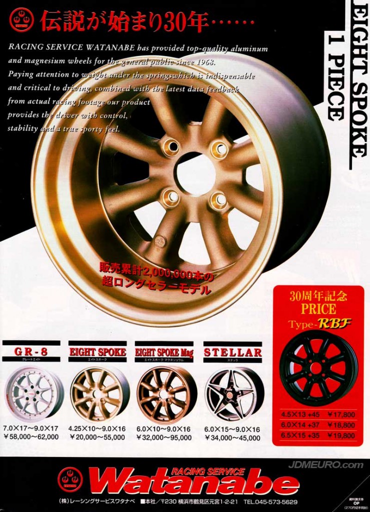 Watanabe Wheels LineUp JDM Wheels